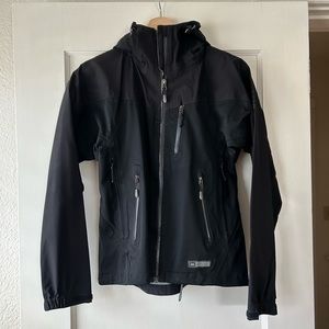 REI Women’s XS Black Hooded Rain Jacket